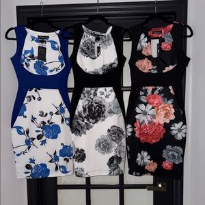 Elegant Floral Midi Dress Collection